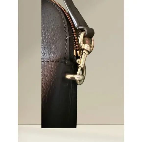 NWOT Kate Spade New York Black Pebbled Leather Satchel Crossbody - Picture 6 of 12